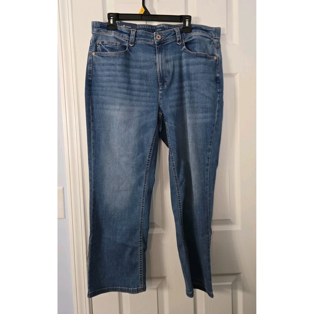 J Jill Curvy Demi Boot Cut Ankle Jeans Size 18 Medium Wash NWOT